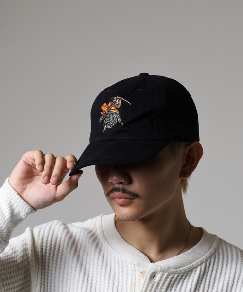 キャップ 帽子 RUBEN JANANESE CAT ジャパ猫 刺繍 6パネルキャップ レディース メンズ | Ruben | 24
