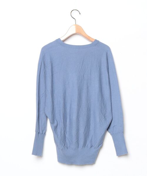 「GREED」 ドルマンスリーブニット - ブルー レディース_画像2