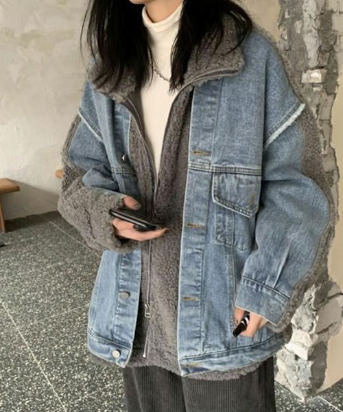 GLAMOROUS JANE（グラマラスジェーン） デニムジャケット gジャン ボア