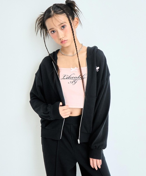 ANAP GiRL（アナップガール） パーカー ラウンジウェアー 裏毛