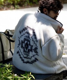 50s pendleton ペンドルトン リバーシブル コート ハーフコート PENDLETON（ペンドルトン） ブルゾン アウター 別注 リバーシブル ボア
