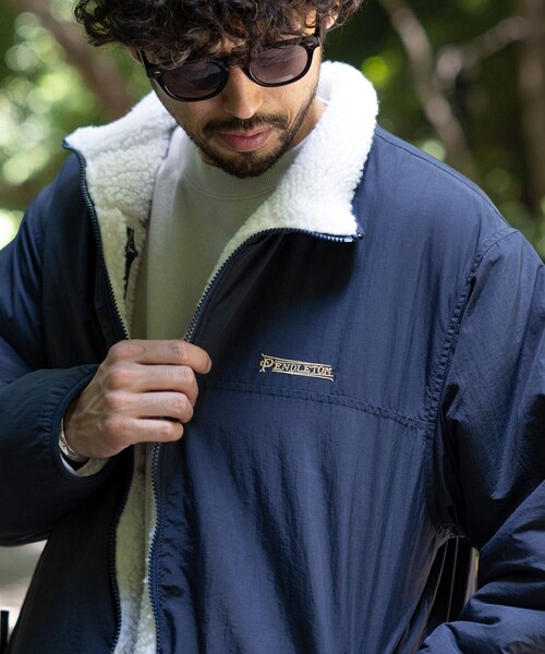 PENDLETON（ペンドルトン） ブルゾン アウター 別注 リバーシブル ボア