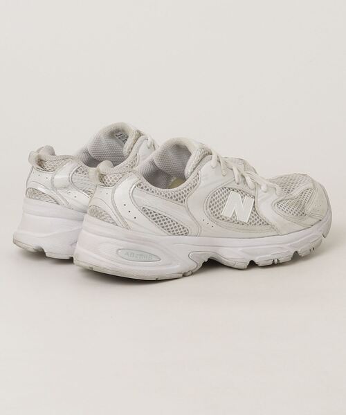 「New Balance」 ローカットスニーカー 23.5cm ホワイト メンズ_画像2