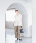 「GLOBAL WORK」 半袖ブラウス LA...の詳細画像2