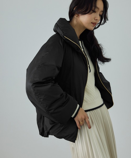 ROPE'（ロペ） ダウンコート ダウンジャケット ハイネックジップ