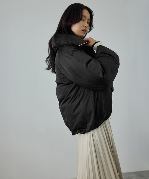 ROPE'（ロペ） ダウンコート ダウンジャケット ハイネックジップ