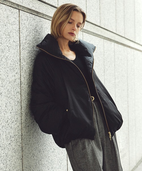 ROPE'（ロペ） ダウンコート ダウンジャケット ハイネックジップ