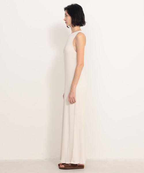 「JAMES PERSE」 ノースリーブワンピース 2 ライトベージュ レディース_画像3