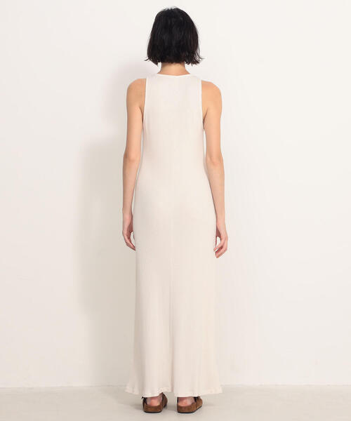 「JAMES PERSE」 ノースリーブワンピース 2 ライトベージュ レディース_画像4