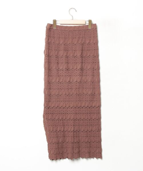 「SOFFITTO」 ロングスカート FREE ブラウン レディース_画像2