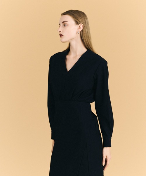 「COLUMN」 長袖ワンピース FREE ベージュ レディース_画像10