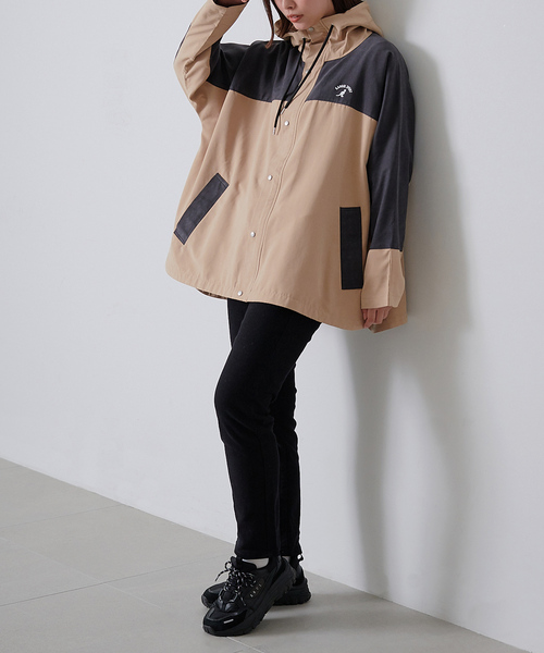 「KANGOL SPORT」 ブルゾン L ベージュ レディース_画像3