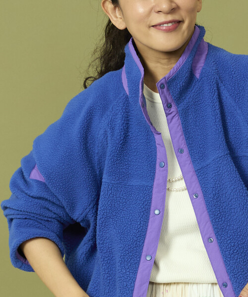 Freada（フリーダ） ブルゾン アウター 配色 フリースジャケット