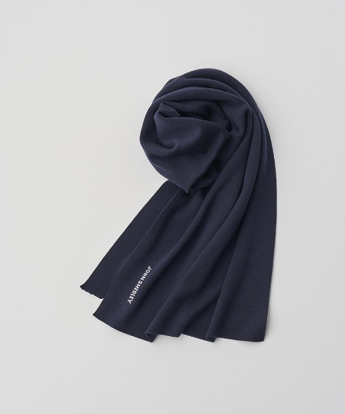 JOHN SMEDLEY（ジョンスメドレー） マフラー JSロゴインターシャ