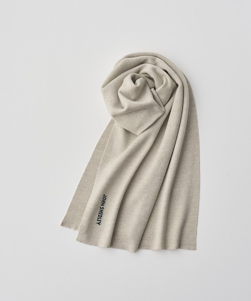 JOHN SMEDLEY（ジョンスメドレー） マフラー JSロゴインターシャ