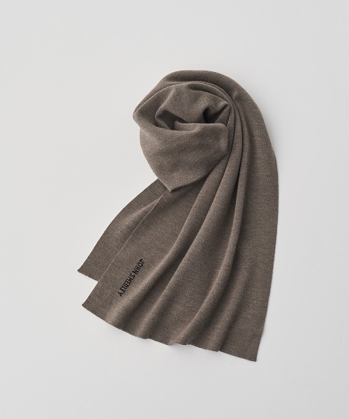 JOHN SMEDLEY（ジョンスメドレー） マフラー JSロゴインターシャ