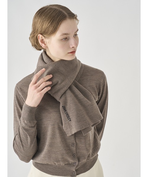 JOHN SMEDLEY（ジョンスメドレー） マフラー JSロゴインターシャ