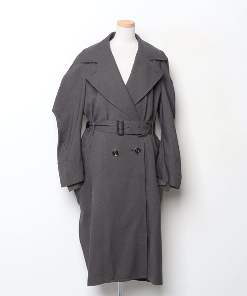 mercibeaucoup,（メルシーボークー） コート 01 グレー レディース