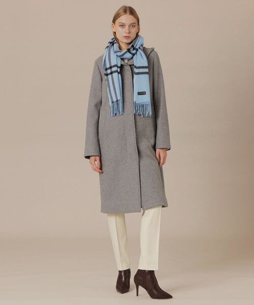 マッキントッシュ 美品✨クリストン ウールフーデッドコート 40サイズ グレー MACKINTOSH LONDON（マッキントッシュ ロンドン） コート アウター