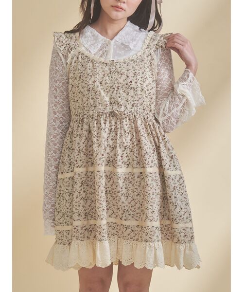 merryjenny petit flower ワンピース merry jenny（メリージェニー） ワンピース petit flowerフレアミニ