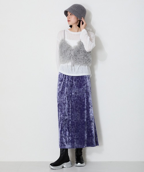 「ORiental TRaffic」 ショートブーツ LL ブラック レディース_画像3