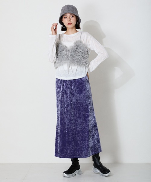 「ORiental TRaffic」 ショートブーツ LL ブラック レディース_画像5