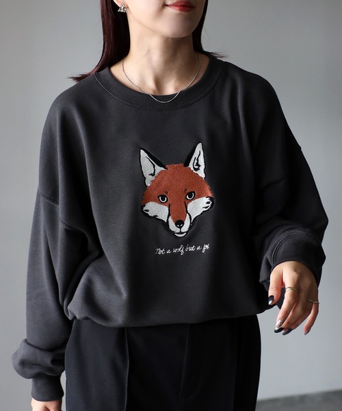 「Riberry」 スウェットカットソー FREE オートミール レディース_画像9