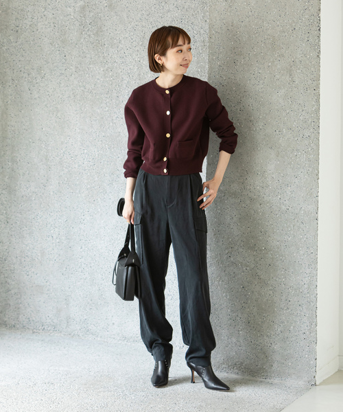 「NOBLE」 パンツ 36 ベージュ レディース_画像5