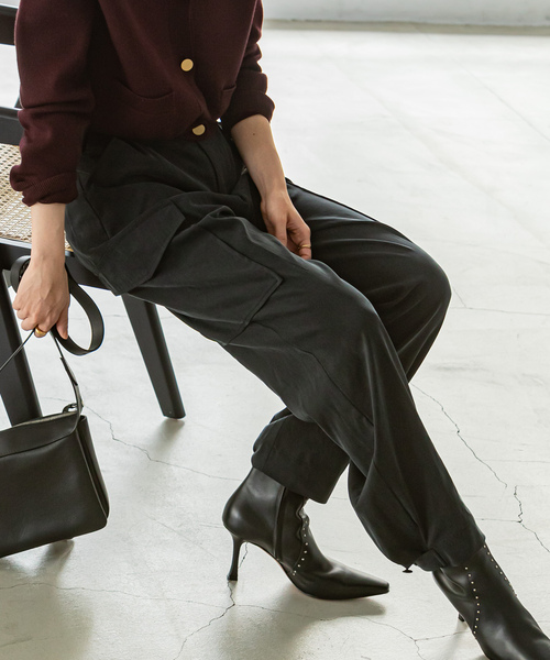 「NOBLE」 パンツ 36 ベージュ レディース_画像6