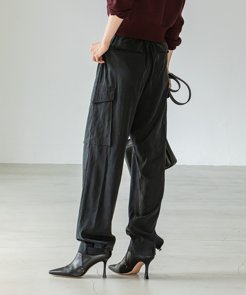 「NOBLE」 パンツ 36 ベージュ レディース_画像10