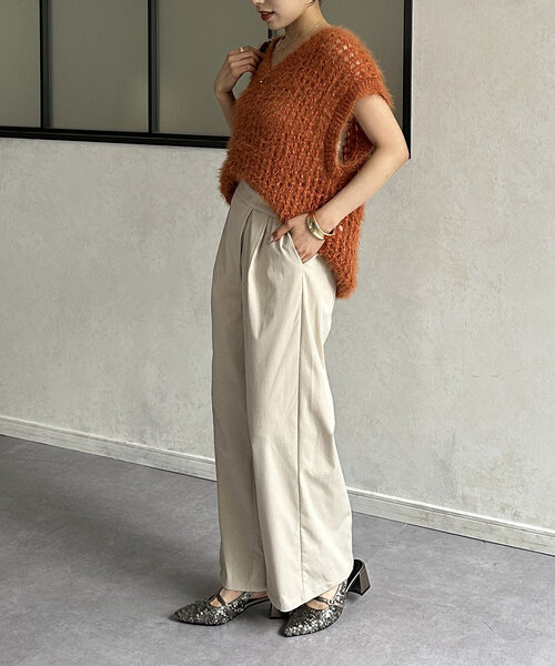 「Thevon」 パンツ M ブラック レディース_画像8