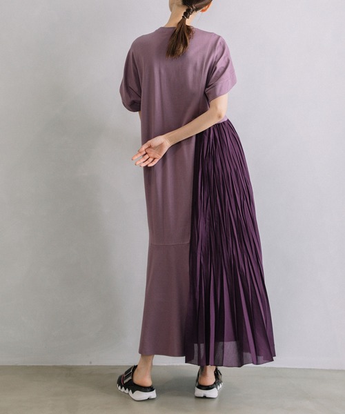 「MARECHAL TERRE」 半袖ワンピース MEDIUM ブラウン レディースの画像