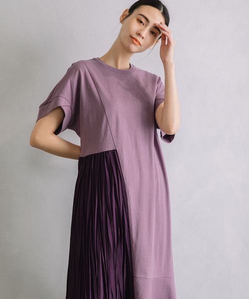 「MARECHAL TERRE」 半袖ワンピース MEDIUM ブラウン レディースの画像