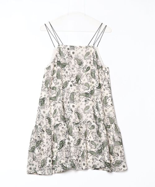 「ROSE BUD」 キャミソールワンピース ONE SIZE ベージュ レディース_画像2