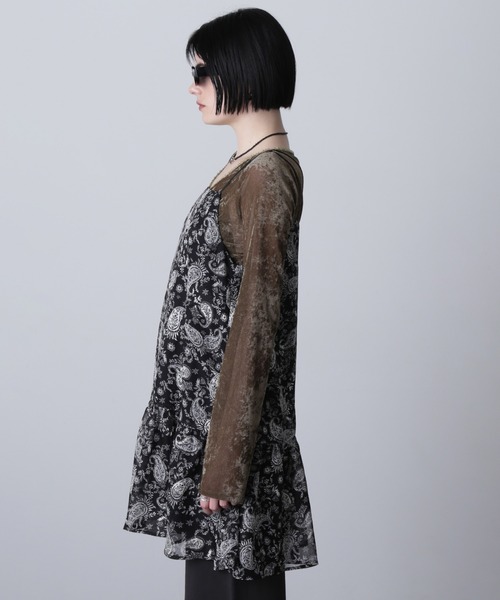 「ROSE BUD」 キャミソールワンピース ONE SIZE ベージュ レディース_画像7