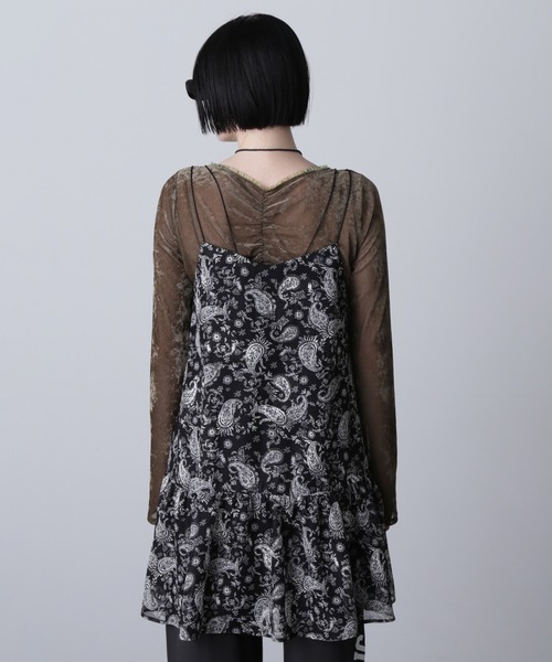 「ROSE BUD」 キャミソールワンピース ONE SIZE ベージュ レディース_画像8