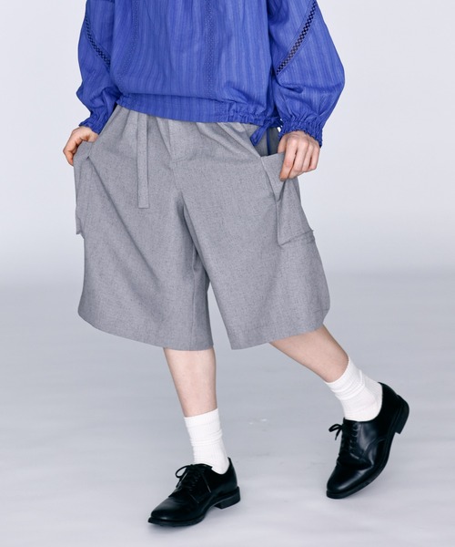 Kelen（ケレン） パンツ 「KELEN / ケレン」ベルト付きデザインハーフ