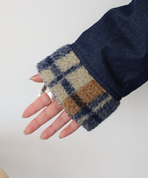 イマゴ 80Z デニムロゴ刺繍ミドルコート Emago（イマゴ） デニム 