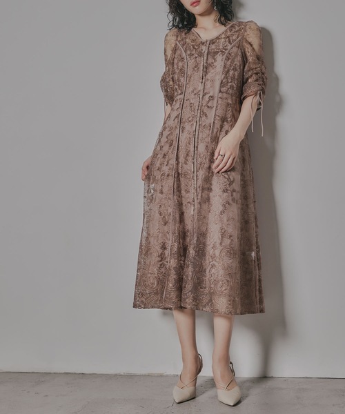 niana」 コンビワンピース M ブラウン レディース