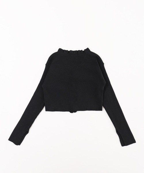 カーディガン フリルリボンニットカーディガン レディース : ZOZOTOWN