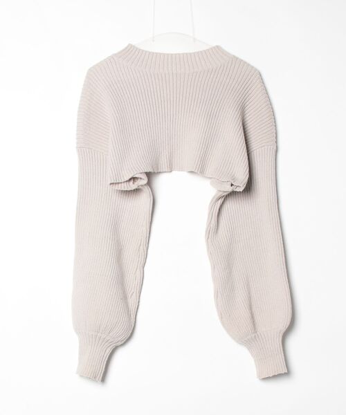 「mystic」 ニットカーディガン FREE ベージュ レディース_画像2