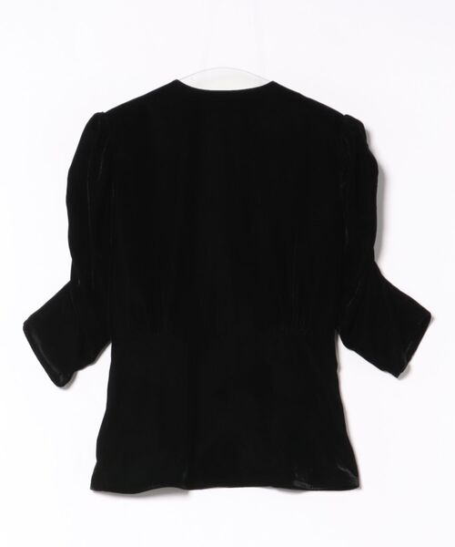 anuke（アンヌーク） anuke Velour Gather Blouse レディース