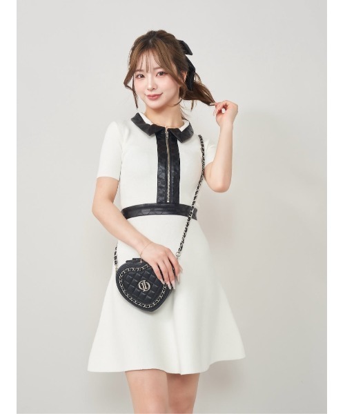 Darich（ダーリッチ） ニットワンピース FREE ホワイト レディース