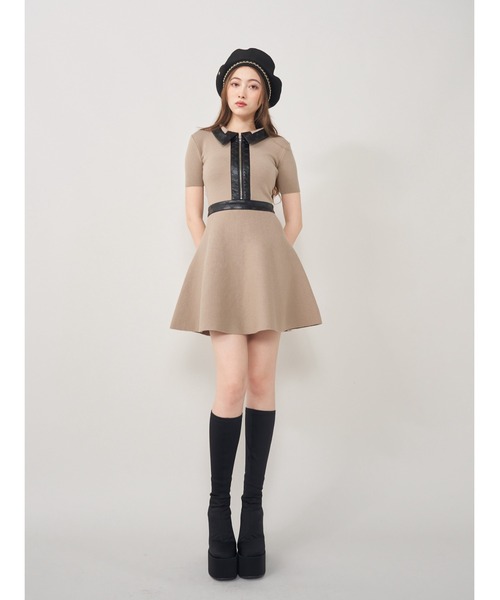 Darich（ダーリッチ） ニットワンピース FREE ホワイト レディース