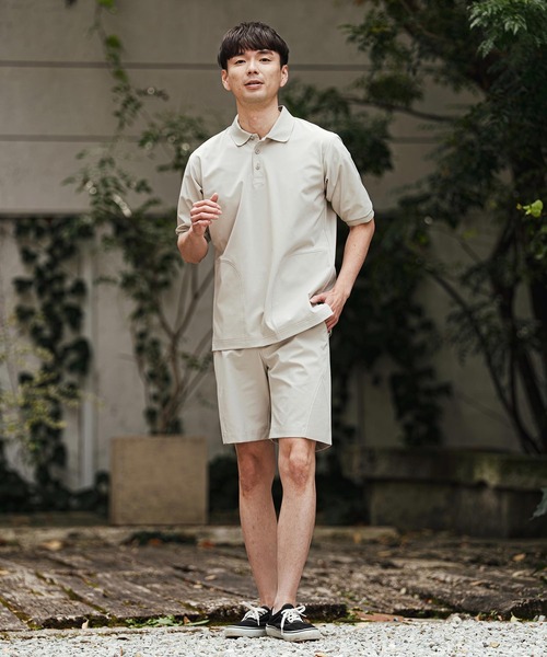 ハーフパンツ ハーフパンツ パンツ mp14414- 切り替えハーフパンツ-NOBIRU P(262