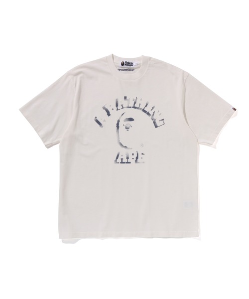 A BATHING APE（アベイシングエイプ） tシャツ GARMENT DYE SPRAY