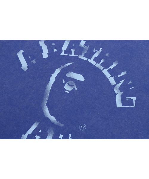 A BATHING APE（アベイシングエイプ） tシャツ GARMENT DYE SPRAY