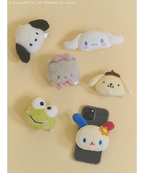 sanrio（サンリオ） もこもこウサハナスマホグリップ : ZOZOTOWN Yahoo