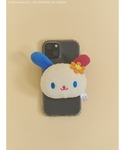 もこもこウサハナスマホグリップの詳細画像1
