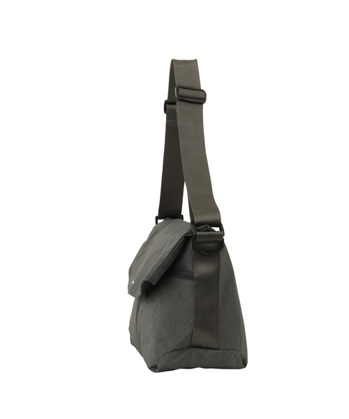 週末限定価格❗️naptime クロスボディBAG-GRAY NAUGHTIAM（ノーティアム） ショルダーバッグ カーブフラップ